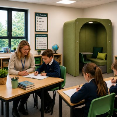 Acoustic pods for schools — For Teachers